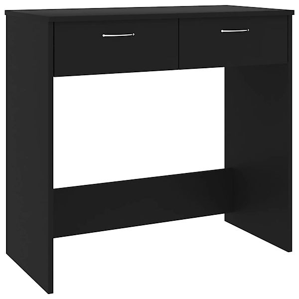vidaXL Schreibtisch Schwarz 80x40x75 cm Holzwerkstoff 801356 günstig online kaufen