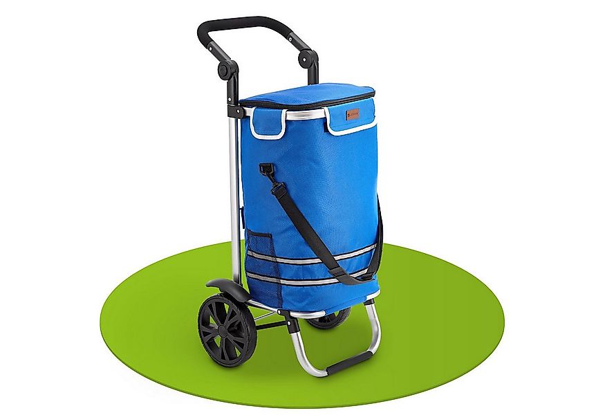 Juskys Einkaufstrolley 3in1, 56 l, mit 2 Rollen und Kühlfach, klappbar und günstig online kaufen