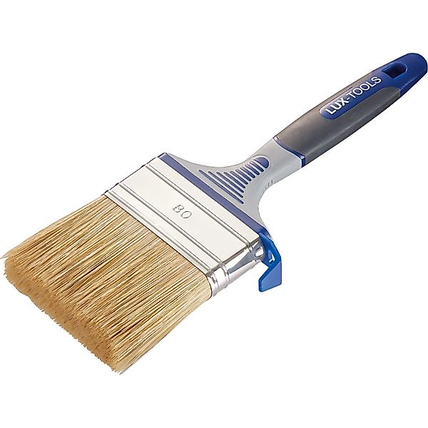 LUX-TOOLS Flachpinsel Dispersion 80 mm 9. Stärkemit Eimerhaken günstig online kaufen