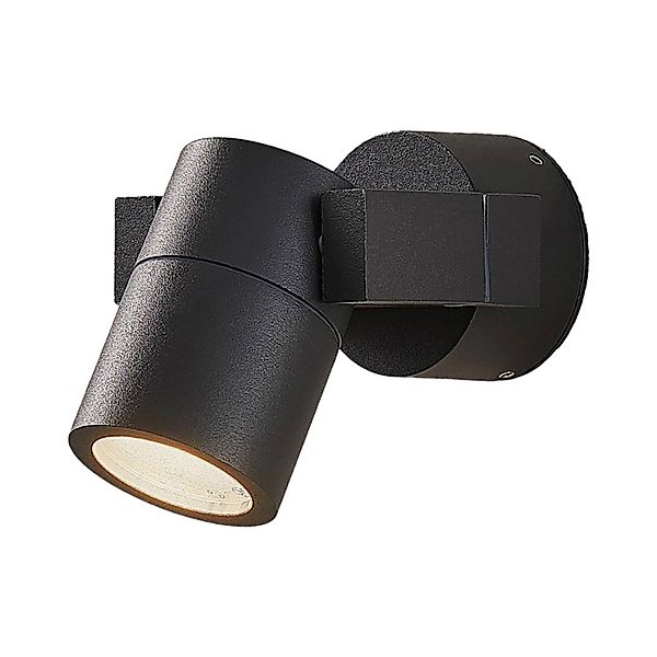 Lucande Außenleuchte Kavuna 9969117 Spritzwassergeschützt Modern in Schwarz günstig online kaufen