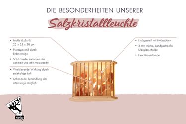 Karibu Saunaleuchte Karibu Salzkristallleuchte mit 4 günstig online kaufen