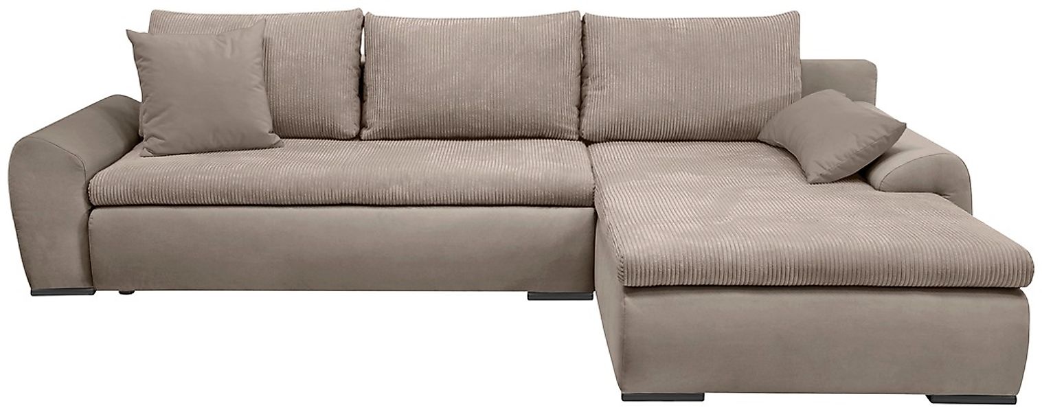 Home affaire Ecksofa "Win L-Form, B: 285 cm - OTTO. Verlässliche Qualität." günstig online kaufen