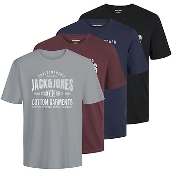 Jack & Jones  T-Shirt T-Shirt SIMON Kurzarmshirt 5er Pack günstig online kaufen