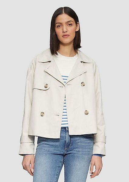 s.Oliver Cabanjacke - Cabanjacke - kurzer Trenchcoat - Frühlingsjacke günstig online kaufen