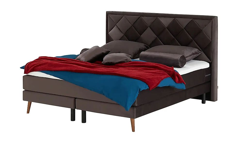 Playboy Boxspringbett  Audrey ¦ grau ¦ Maße (cm): B: 170 H: 118 Betten > Bo günstig online kaufen