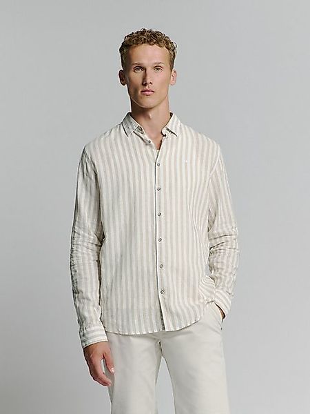NO EXCESS Langarmhemd No Excess Leinenhemd günstig online kaufen