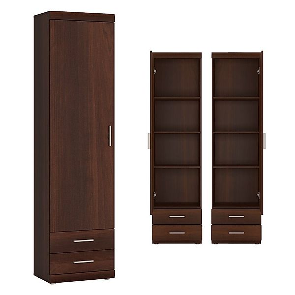 Lomadox Mehrzweckschrank IMPERIA-129 Wohnzimmer schmal 50 günstig online kaufen