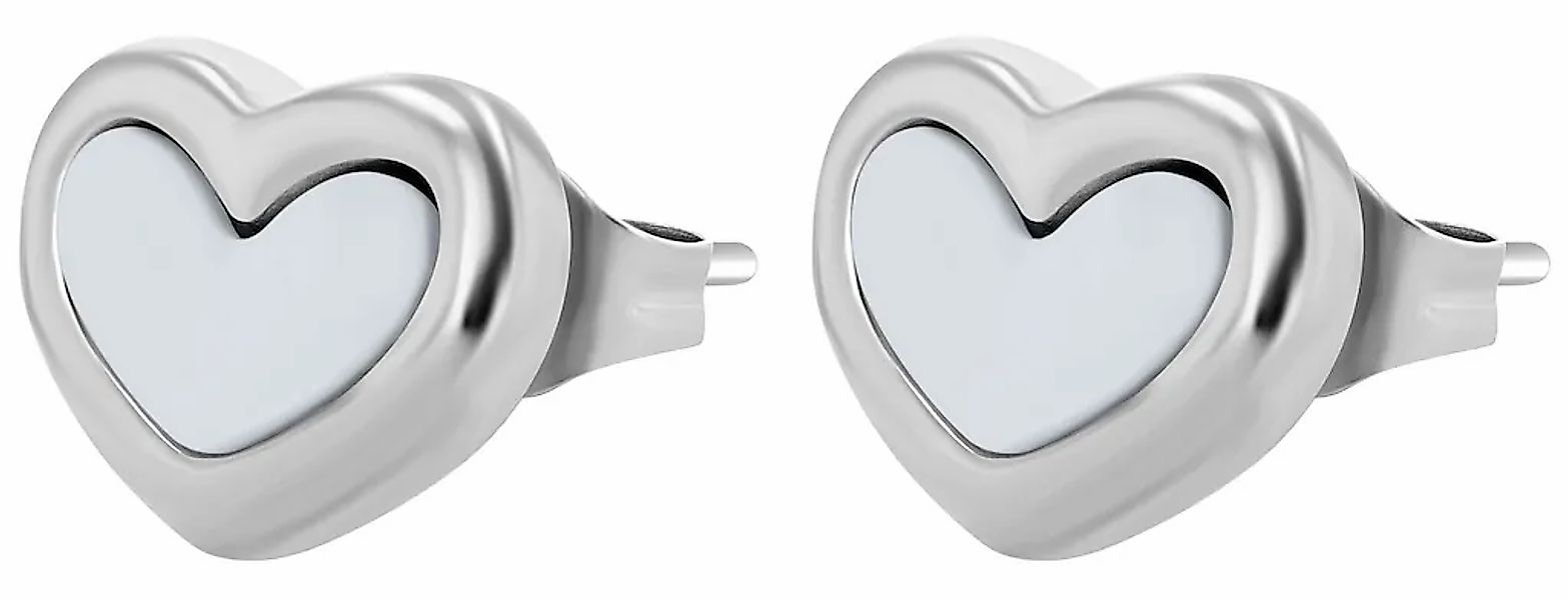 Adelia´s Paar Ohrhänger "Damen Ohrringe – Ohrstecker Herz aus Edelstahl mit günstig online kaufen