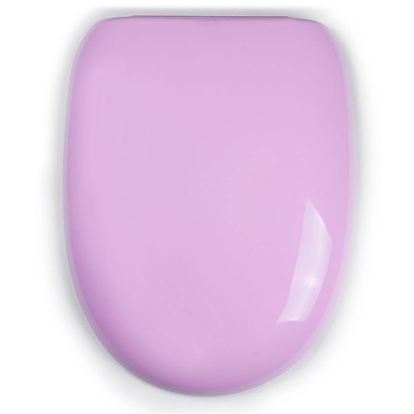 MSV WC-Sitz Kunststoff 45,5 cm x 34 cm x 6 cm Rosa günstig online kaufen