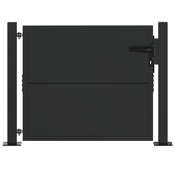 vidaXL Gartentor Gartentor Schwarz 100 x günstig online kaufen