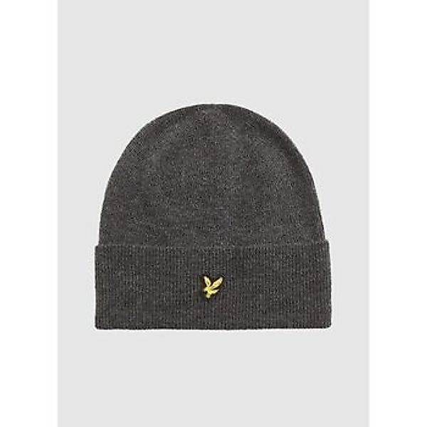 Lyle & Scott  Mütze HE2314A LAMBSWOOL BLEND RIBBED-398 CHARCOAL MARL günstig online kaufen