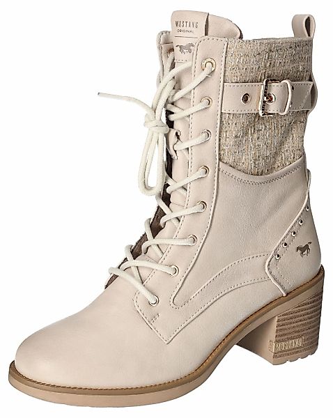 Mustang Shoes Winterstiefelette Plateaustiefelette, Schnürboots mit günstig online kaufen