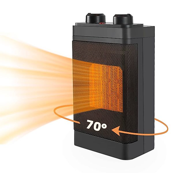 ZMH Keramikheizlüfter leise keramik energiesparend Elektroheizung, günstig online kaufen