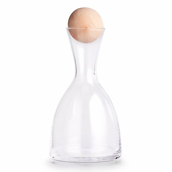 Zeller Present Karaffe Glas/Schime-Holz, 750 ml günstig online kaufen