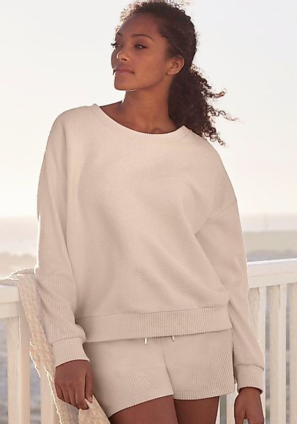 s.Oliver Sweatshirt, aus Ripp-Qualität mit überschnittenen Schultern, Loung günstig online kaufen