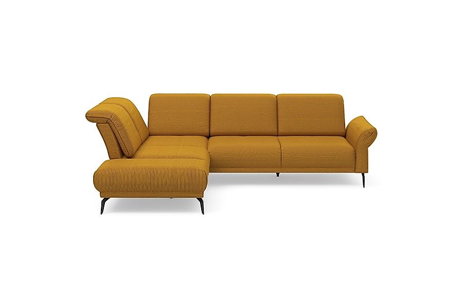 Home affaire Ecksofa "Coco L-Form" Sitztiefen-, Arm- und Kopfteilverstellun günstig online kaufen