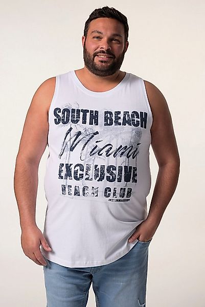 Men Plus T-Shirt Men+ Tanktop Print Rundhals bis 8 XL günstig online kaufen