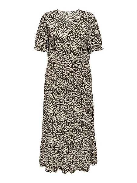 ONLY CARMAKOMA Sommerkleid CARCHIANTI S/S CALF DRESS WVN NOOS mit Volant günstig online kaufen