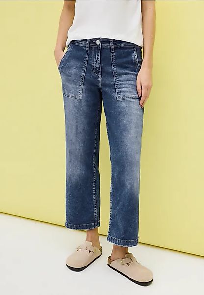 7/8 Jeans mit Patch Pockets günstig online kaufen
