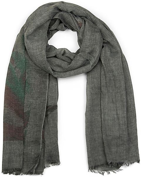styleBREAKER Modeschal Schal mit Boho Federprint, günstig online kaufen