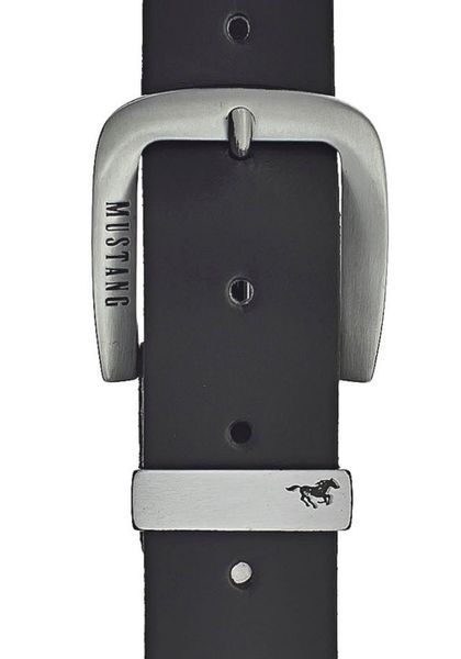 MUSTANG Ledergürtel Dornschließe aus geschwärztem Silber, günstig online kaufen