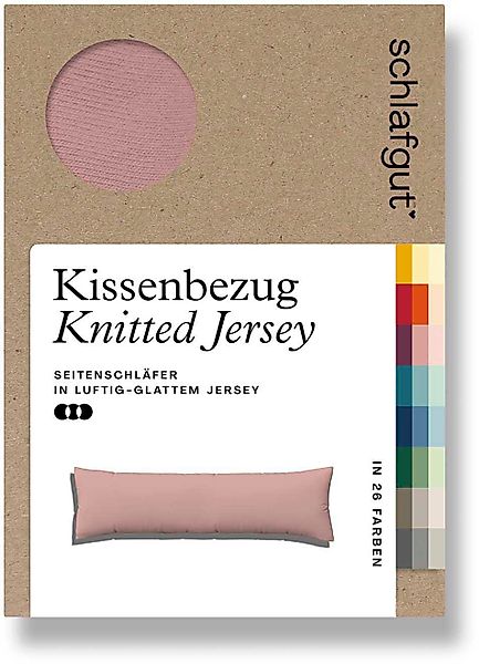 Schlafgut Seitenschläferkissenbezug Pure Seitenschläferkissen, (1 Stück), günstig online kaufen