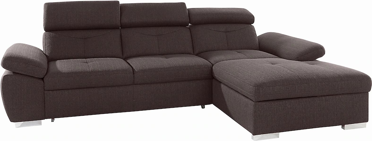 exxpo - sofa fashion Ecksofa "Spring, super bequem, mit Armteil- und Kopfte günstig online kaufen