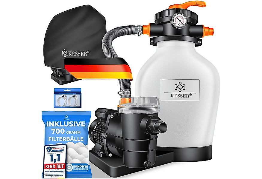 KESSER Sandfilteranlage, Sandfilteranlage Sandfilter 700g Filterbälle erset günstig online kaufen