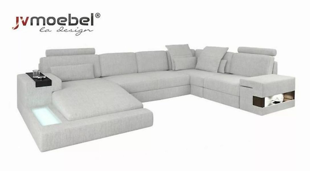 JVmoebel Ecksofa Ecksofa Wohnlandschaft Sofa Couch U Form Polster Couch, Ma günstig online kaufen