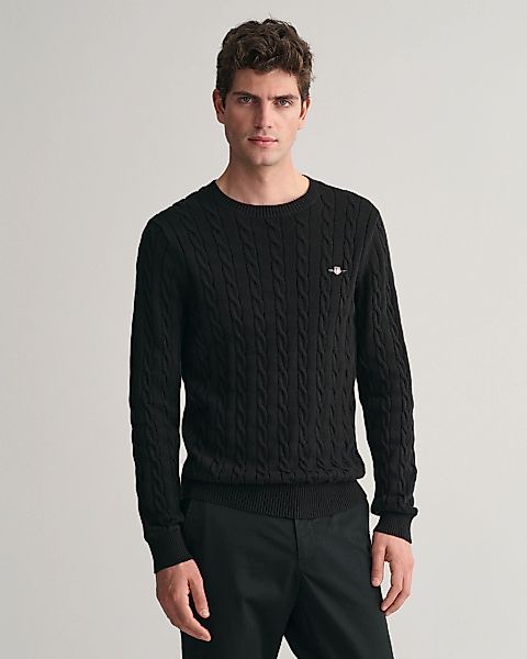 Gant Strickpullover COTTON CABLE C-NECK mit günstig online kaufen