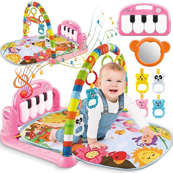 Krabbeldecke Krabbeldecke Spielmatte mit Spielbogen Baby günstig online kaufen