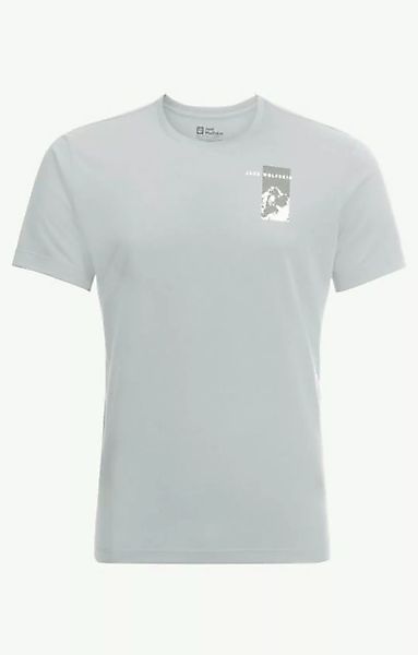 Jack Wolfskin T-Shirt VONNAN S/S GRAPHIC T M COOL GREY günstig online kaufen