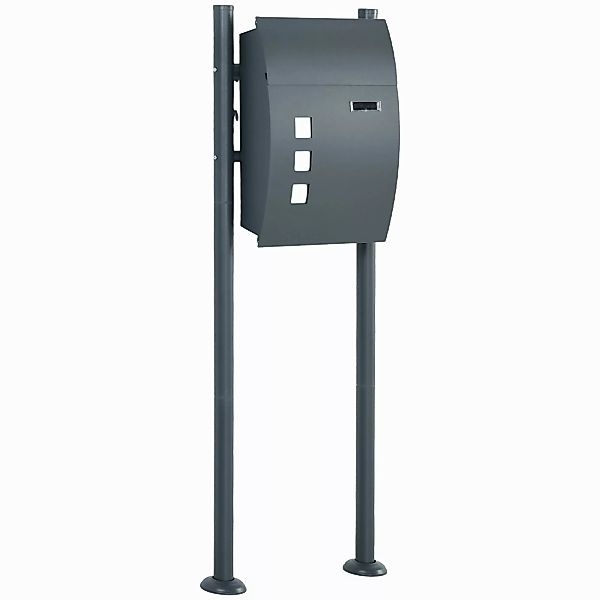 HOMCOM Briefkasten Abschließbar, Postfach, Schließfach (Mailbox, günstig online kaufen