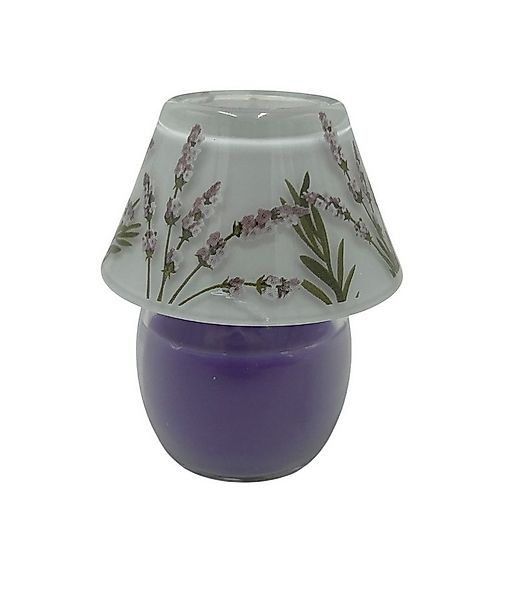 Wurm Duftkerze Lavendelkerze in Tischlampenform günstig online kaufen