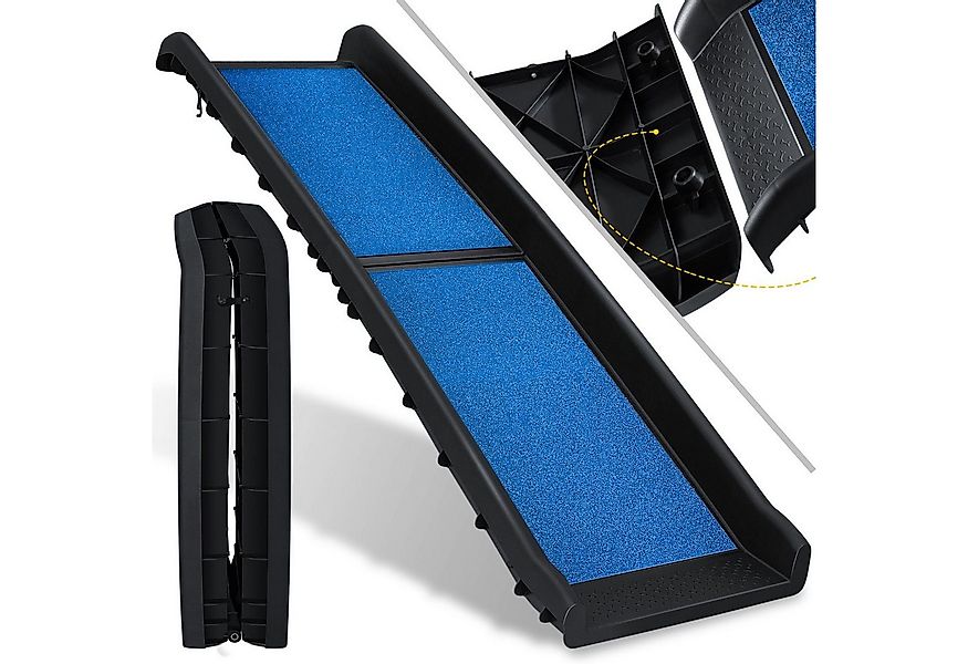 KESSER Hunderampe, Hunderampe Hundetreppe Hundeautorampe Auto klappbar günstig online kaufen