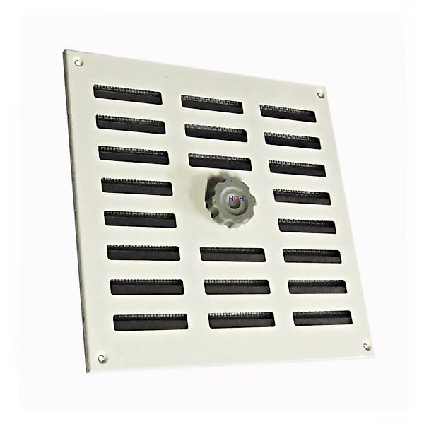 Häusler Lüftungsgitter LG 2525 SW Schiebegitter Alu Weiß PVD 250 x 250 Ablu günstig online kaufen