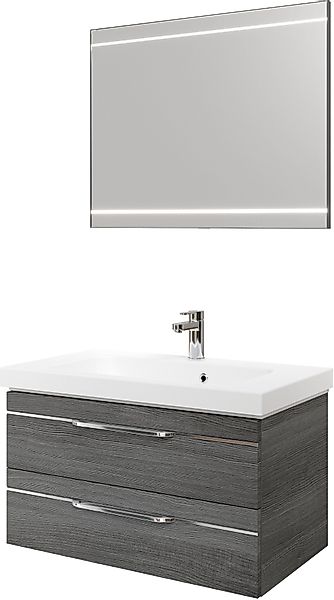 Saphir Badmöbel-Set Balto 2-teilig Mineralmarmor-Waschtisch mit günstig online kaufen