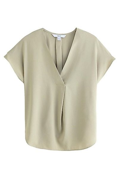 Next Kurzarmbluse Relaxed Fit Kurzarm-Bluse mit V-Ausschnitt (1-tlg) günstig online kaufen