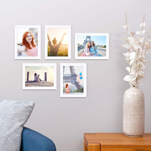PHOTOLINI Bilderrahmen 5er Set breite Rahmen, günstig online kaufen
