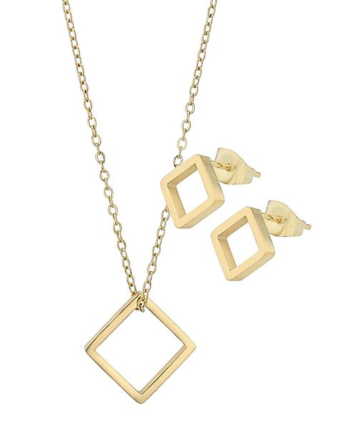 AKZENT Schmuckset Vilma Edelstahl silber (Einzeln, günstig online kaufen