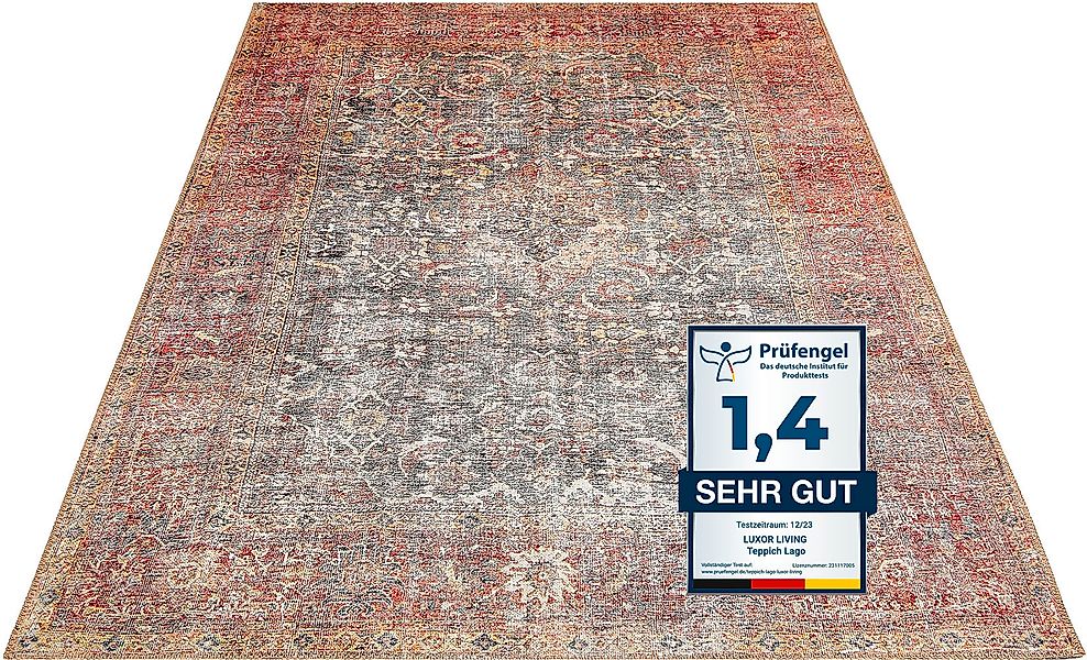 LUXOR living Teppich »Lago«, rechteckig, 6 mm Höhe, faltbarer Teppich, mode günstig online kaufen