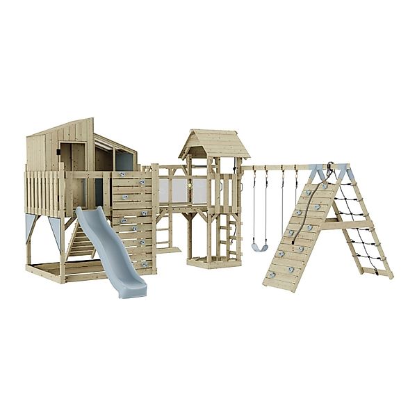 OutdoorToys Spielturm Gustav mit Kinderschaukel Eisblau günstig online kaufen