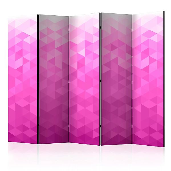 5-teiliges Paravent - Pink Pixel Ii [room Dividers] günstig online kaufen