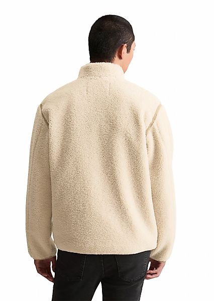 Marc OPolo DENIM Fleecejacke, Teddyjacke regular fit, mit Nylon-Brusttasche günstig online kaufen