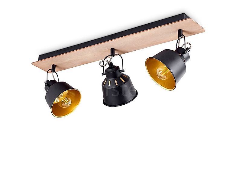 hofstein Deckenleuchte »Rimini« verstelllbare Deckenlampe, Metall/Holz, Sch günstig online kaufen