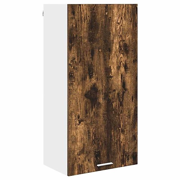 vidaXL Hängeschrank Riga Geräucherte Eiche und Weiß 50 x 31 x 100 cm 884350 günstig online kaufen