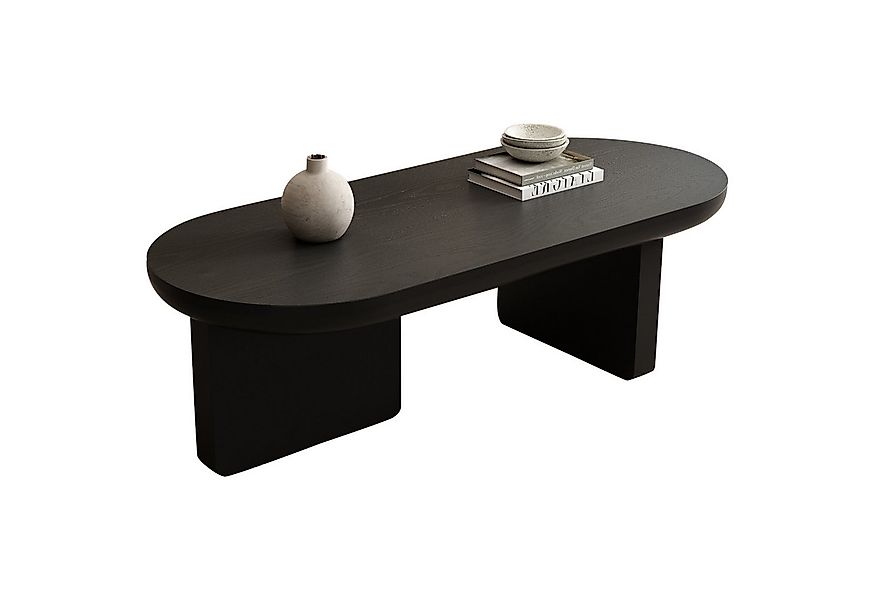 MODFU Couchtisch mit ovaler MDF-Tischplatte (Sofatisch, Beistelltisch,Kaffe günstig online kaufen