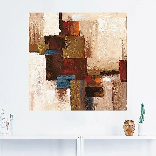 Artland Wandbild "Karos Abstrakt I", Muster, (1 St.) günstig online kaufen