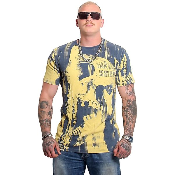 YAKUZA T-Shirt Crashed Skull in angesagter günstig online kaufen