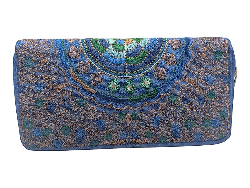 Geldbörse Blumen Mandala aufwendig Bestickter Geldbeutel Eleganz in drei Fa günstig online kaufen